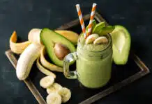 Smoothie avocat banane