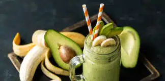 Smoothie avocat banane