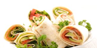 Wrap au saumon et avocat