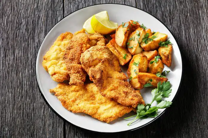 Escalopes de Poulet Panées au Four