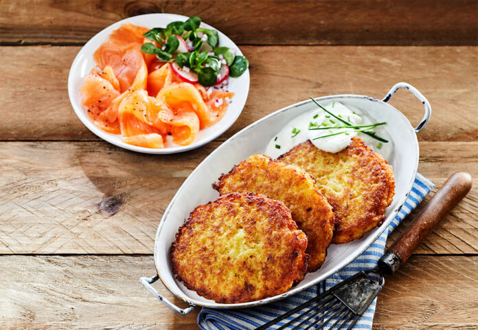 Galettes de pomme de terre au yaourt