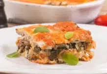 Lasagnes aux champignons et épinards