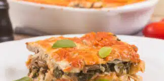 Lasagnes aux champignons et épinards