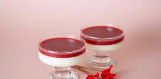 Panna cotta de la saint valentin au Thermomix