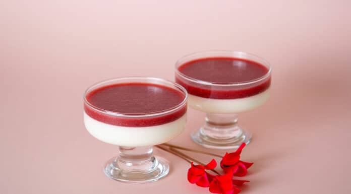 Panna cotta de la saint valentin au Thermomix