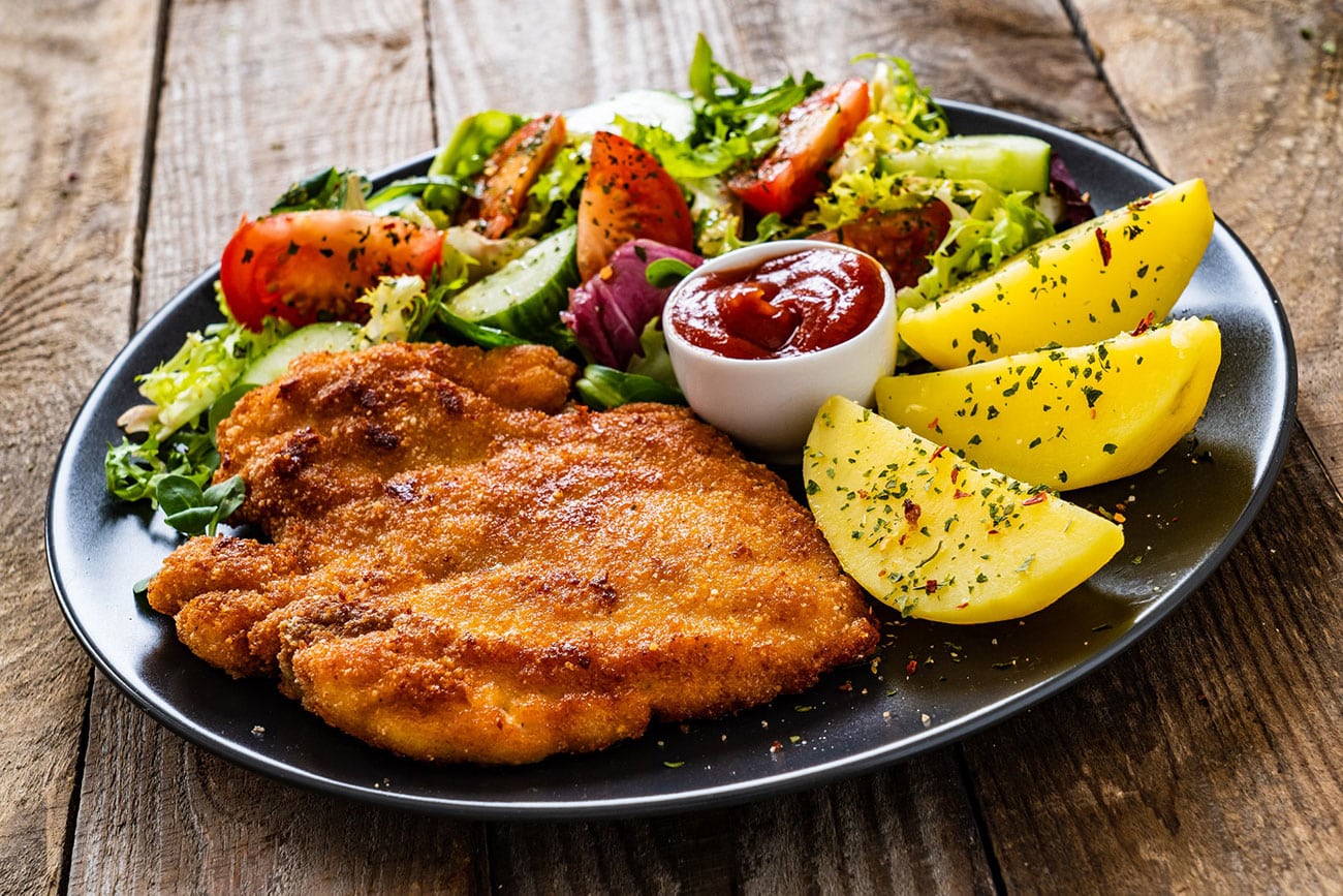 Le schnitzel : Escalope viennoise