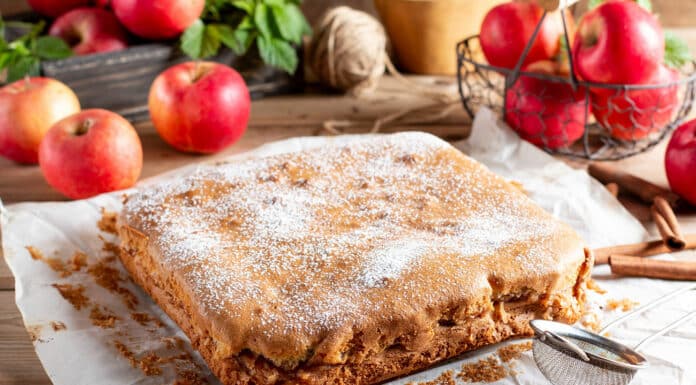 Gâteau aux pommes et au mascarpone