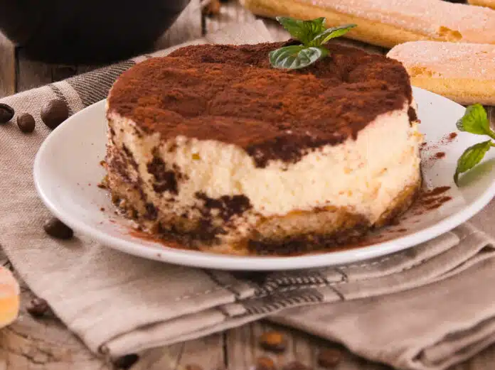 Cheesecake au café