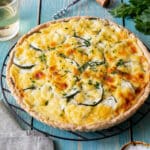 Quiche de courgettes et chèvre