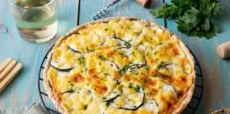 Quiche de courgettes et chèvre