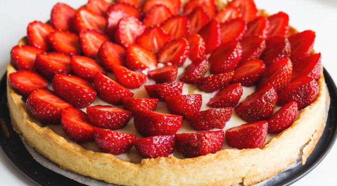 Délicieuse tarte aux fraises